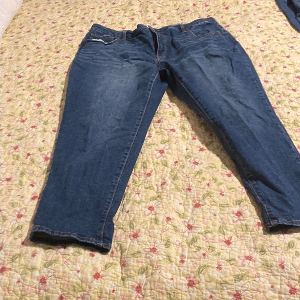 Time and Tru Blue Straight Leg Jeans